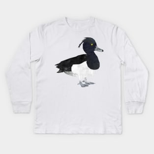 Tufted duck Kids Long Sleeve T-Shirt